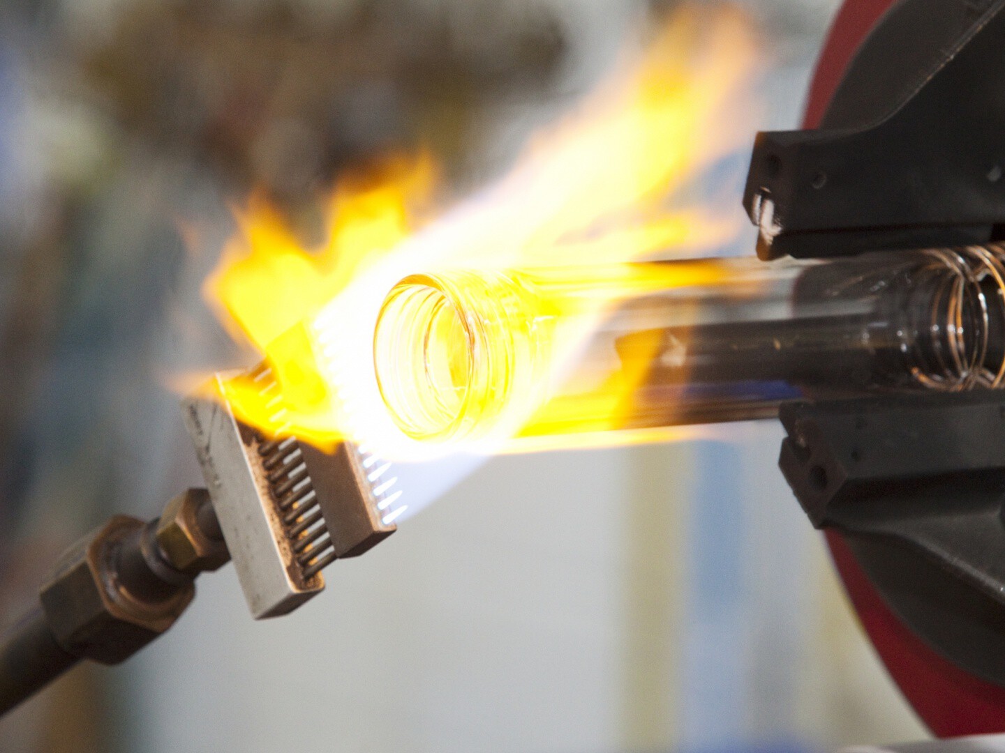 Heißverfahren bei Quarzglas Heinrich