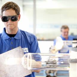 Heißverfahren bei Quarzglas Heinrich
