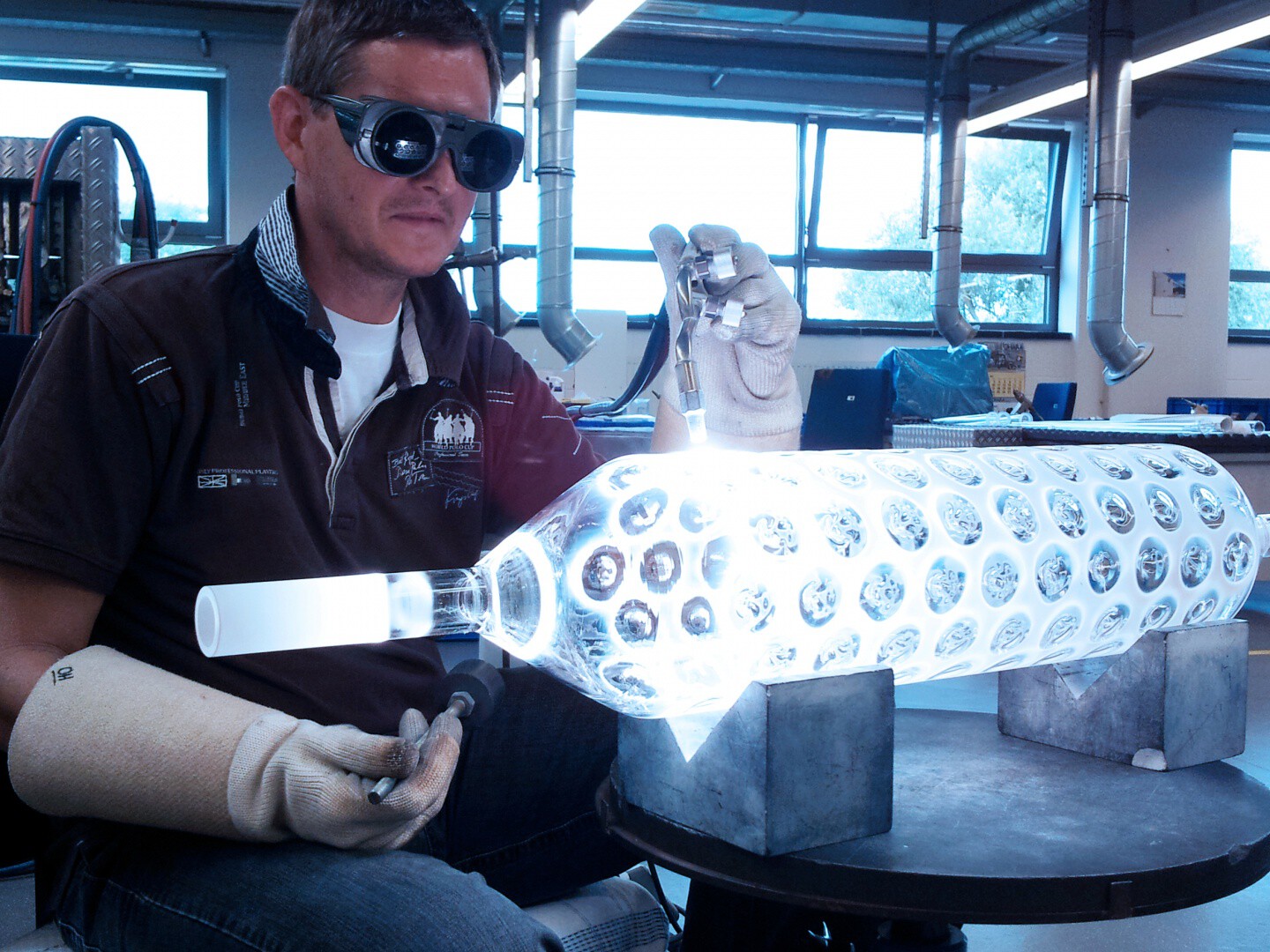 Heißverfahren bei Quarzglas Heinrich